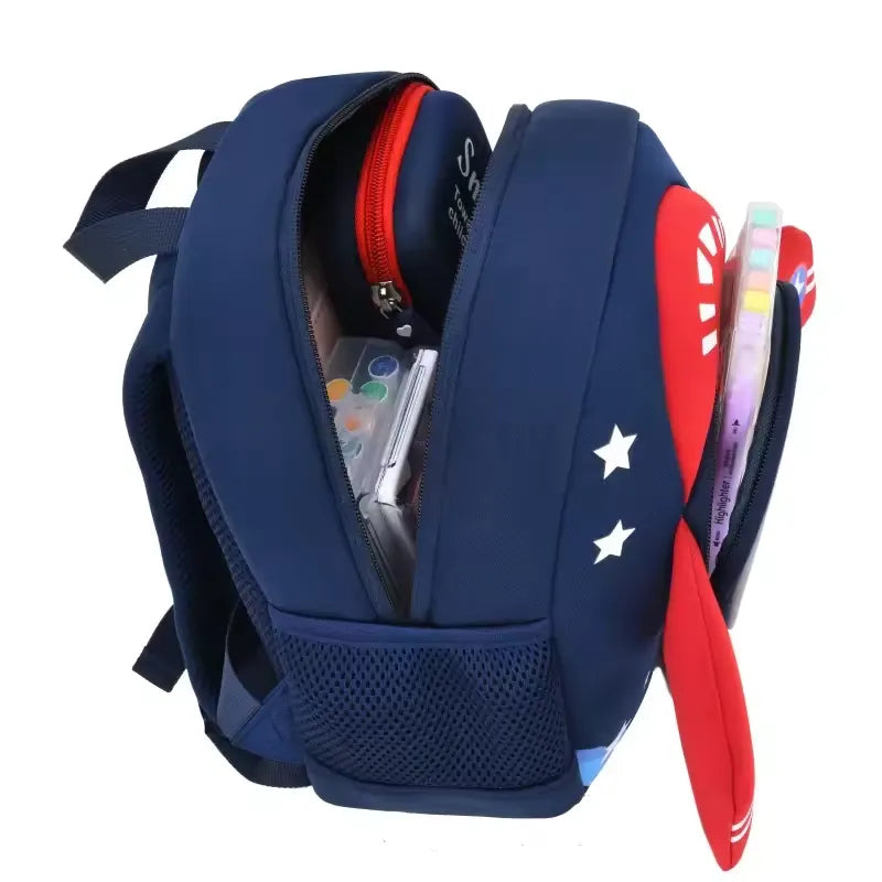 3D Spacecraft Kids Backpack