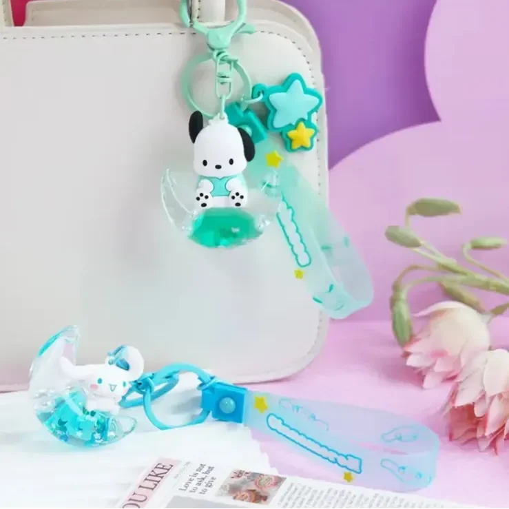 Sanliou Moonbeam Buddies Glitter Keychain