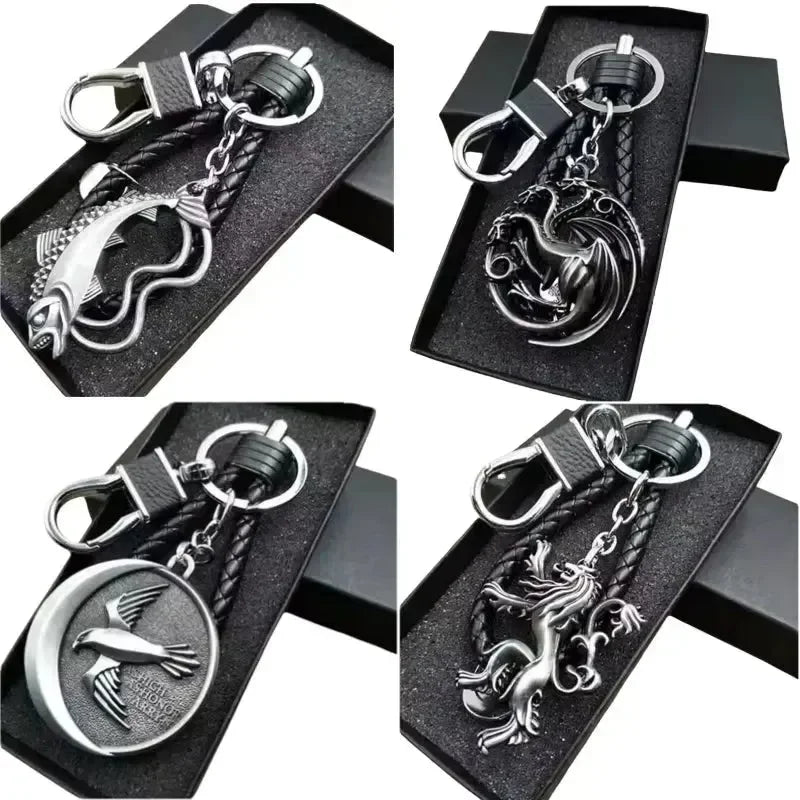 Game of Thrones House Metal Keychain