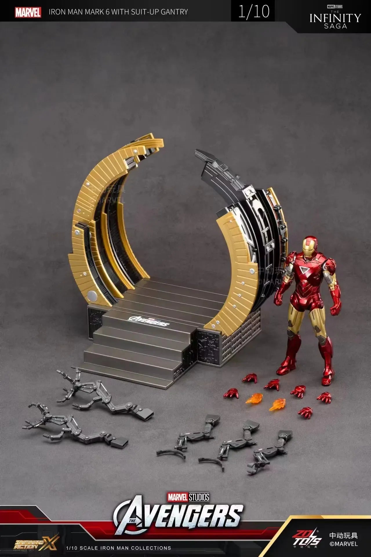 Iron Man ZD Toys Gentry MK6 Action Figure