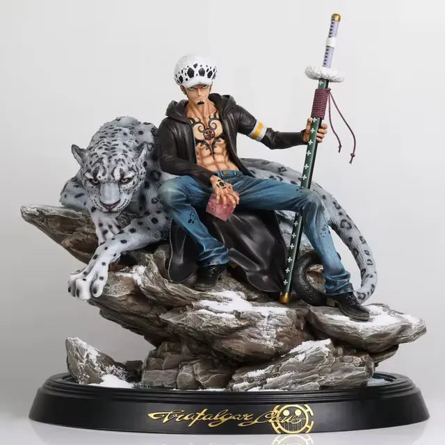 One Piece Trafalgar Law Snow Leopard Figurine (27 cm)