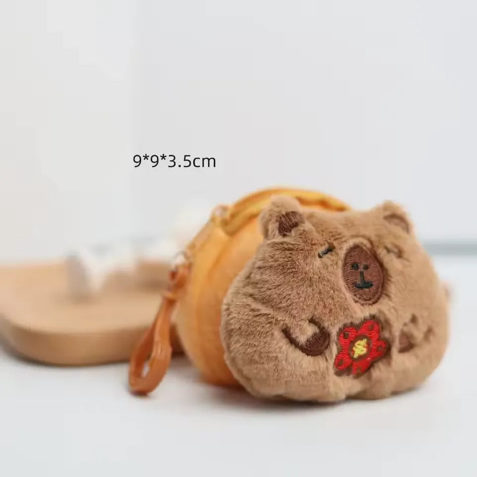 Capybara Anime Plush Coin Purse