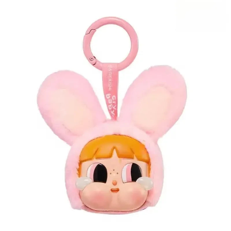 CRYBABY Powerpuff Girls Plush Keychain