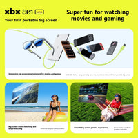 XREAL xbx a01 AR Glasses HDR10 1600nits 50° FOV Smart Glasses for Watch Videos Play Games - Bear Hugs