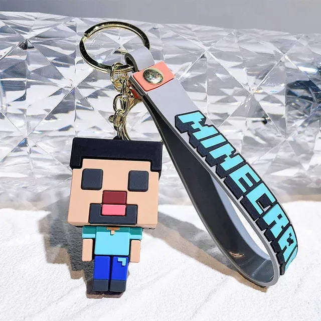 Minecraft Pixel Style Keychains