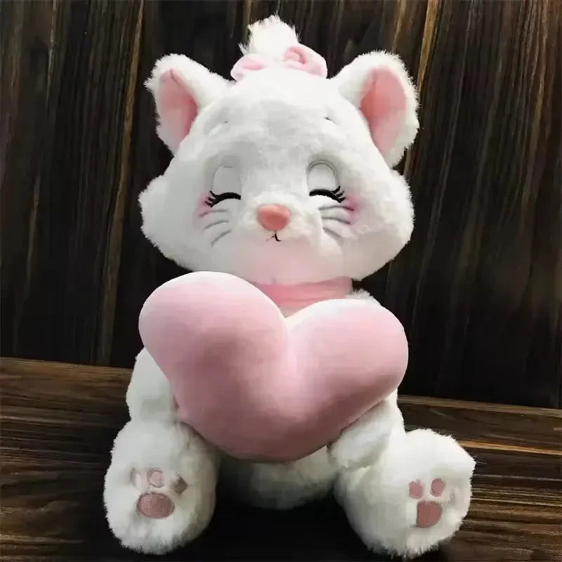 Marie Cat Heart Plush Doll (35 cm)
