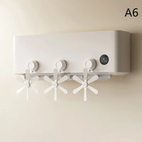 Air Conditioner Rechargeable Handheld Fan Cute Design Portable and Multi-Scenarios and Suitable Hanging Machine Wind Shield - Bear Hugs