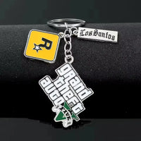 GTA Five Metal Keychain