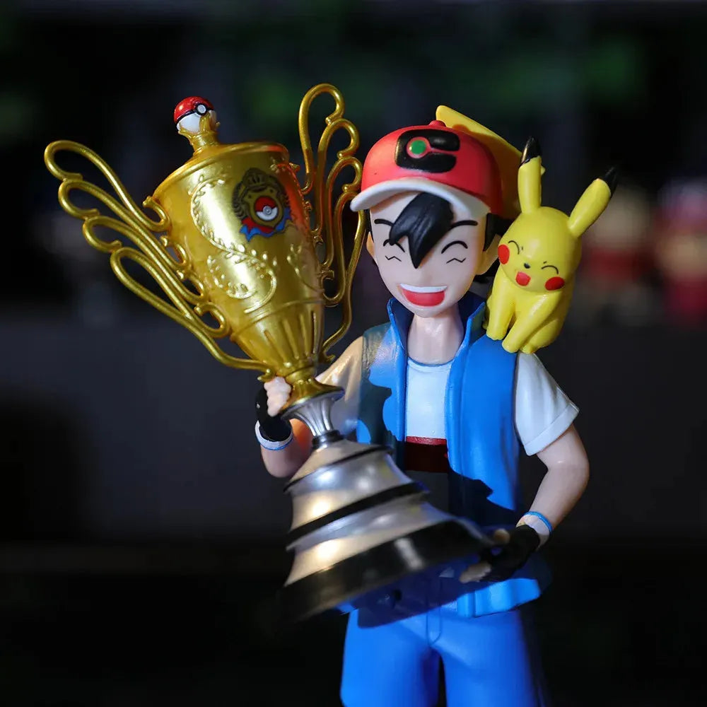 Ash & Pikachu Pokemon Champions Figurine (18 cm)