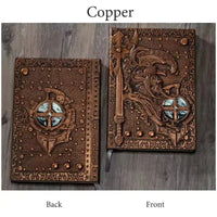 Warrior's Writ 3D Embossed Leather Notebook