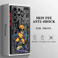 Deadpool vs Wolverine Matte Phone Case (For Samsung)