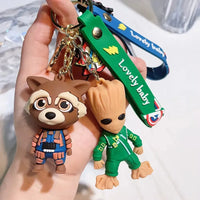 Groot Groovy Guardians Keychain