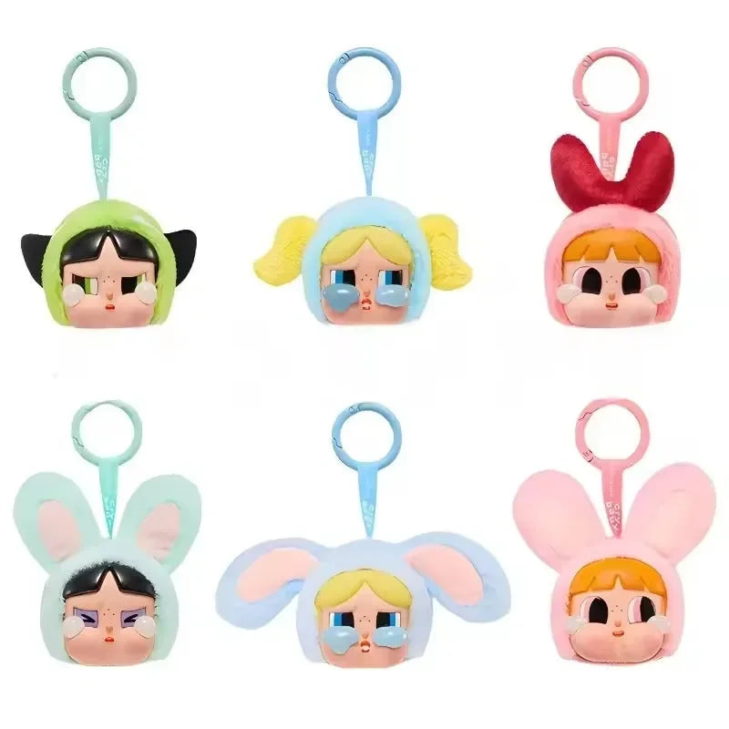 CRYBABY Powerpuff Girls Plush Keychain