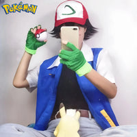 Anime Pokemon Ash Ketchum Cosplay Costume