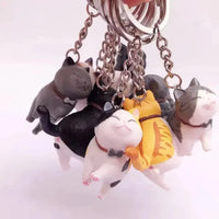 Happy Strides Walking Kitty Keychain