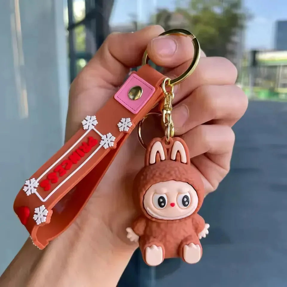 Princess Perch Labubu 3D Keychain