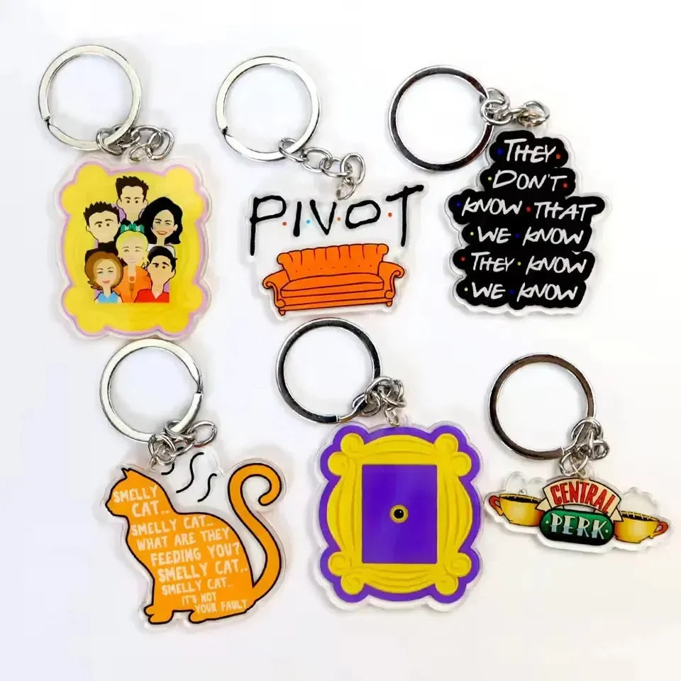 Nostalgic Friends TV Show Keychains