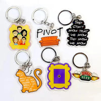 Nostalgic Friends TV Show Keychains