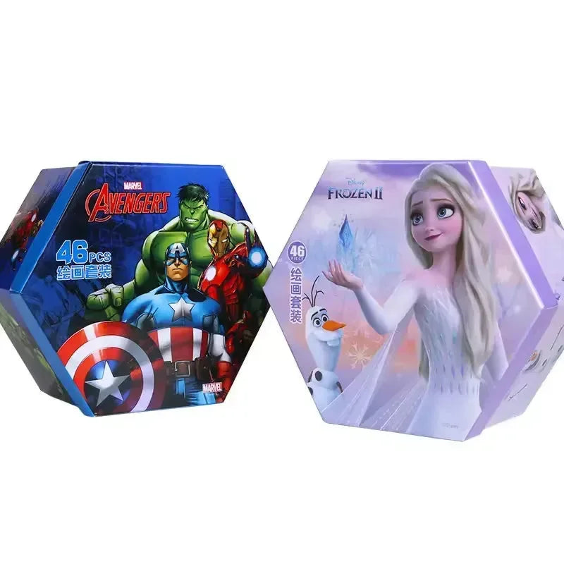 Avengers & Frozen Wonders Art Pencil Set (46 Pcs)