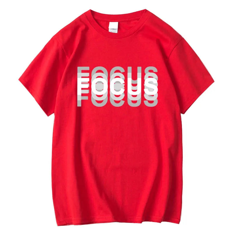 Hard to Focus Phrase Short Sleeved T-shirt - Bear Hugs