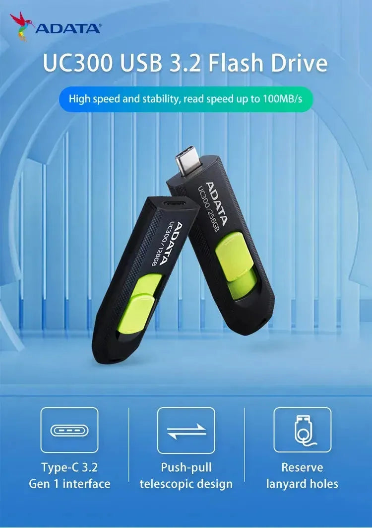 ADATA UC300 Type-C USB Flash Drive