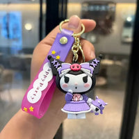 Porte-clés 3D Kuromi Spooky Chic 