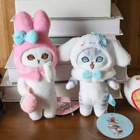 Porte-clés en peluche cosplay Mofusand x Sanliou 