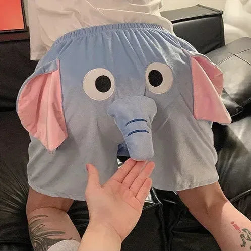Funny Elephant Trunk Novelty Shorts