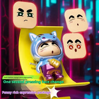 Crayon Shinchan Gradient Face Changing Keychain - Bear Hugs