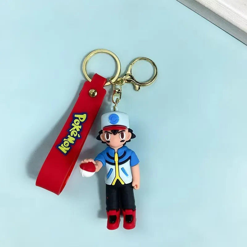 Classic Pokémon Character 3D keychain