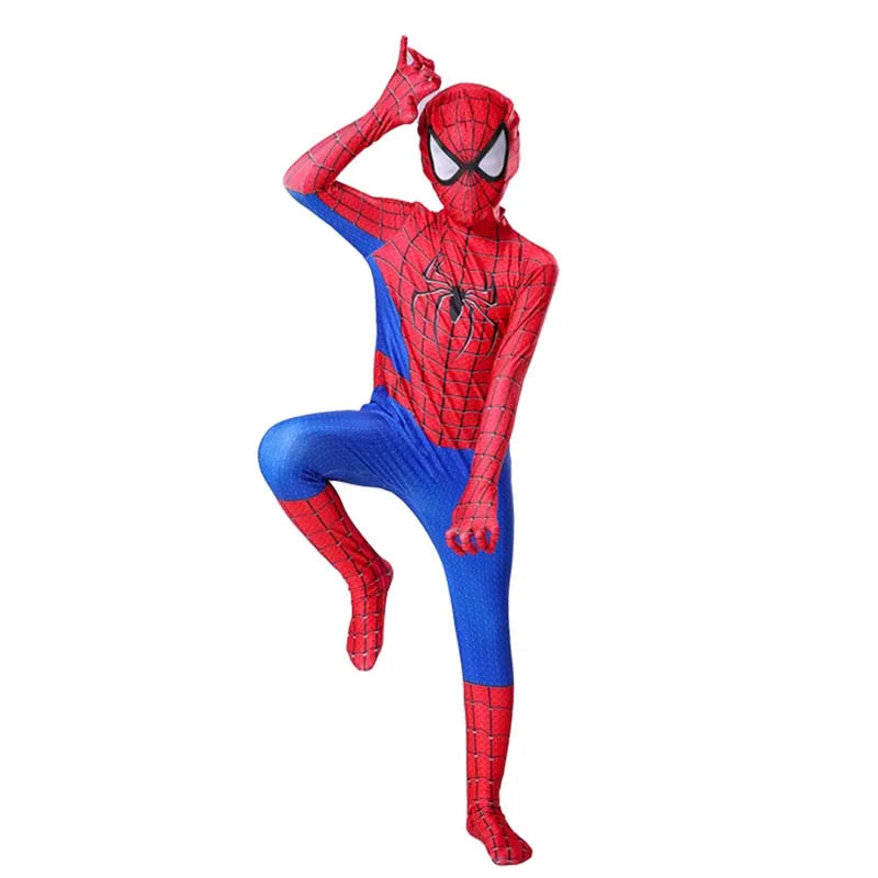 Superhero Miles Morales Bodysuit for Men The Amazing Spiderman Halloween Cosplay Costumes Bodysuit Adult Tight Fitting Jumpsuits - Bear Hugs