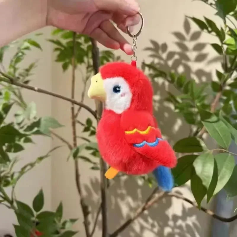 Feathered Friends Bird Plush Keychain
