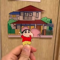 Shinchan House Wall Mount Couple Keychain