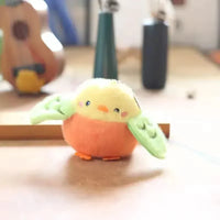 Feathered Friends Bird Plush Keychain
