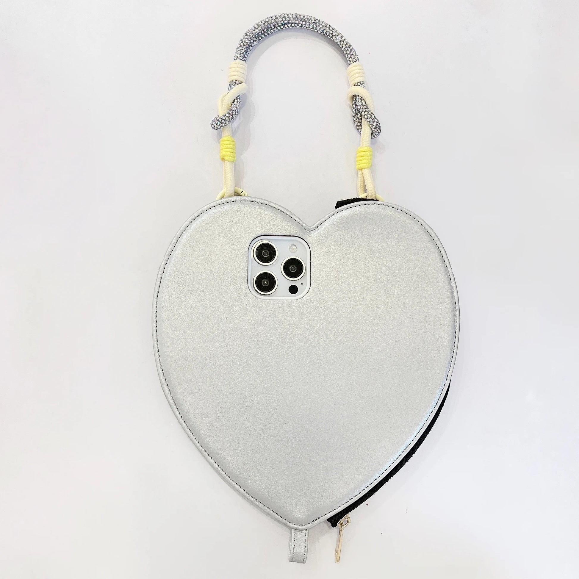 Heartfelt Feline Luxe Coin Purse Phone Case (For iPhones)