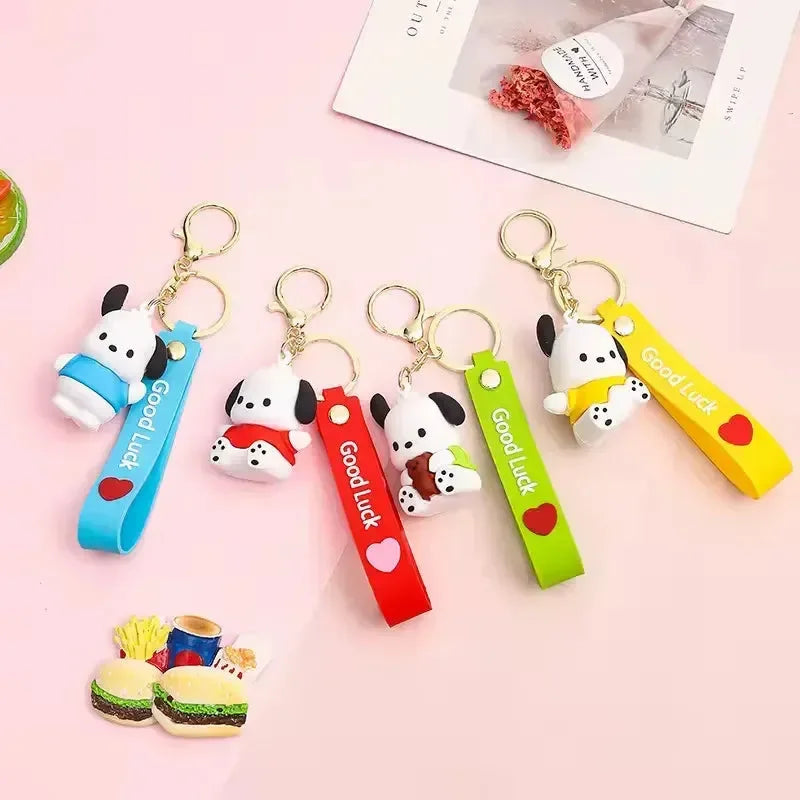 Kawaii Pochacco Fun Hues Keychain