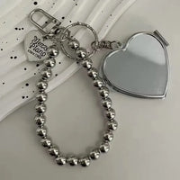 Heartfelt Reflection Mirror Keychain