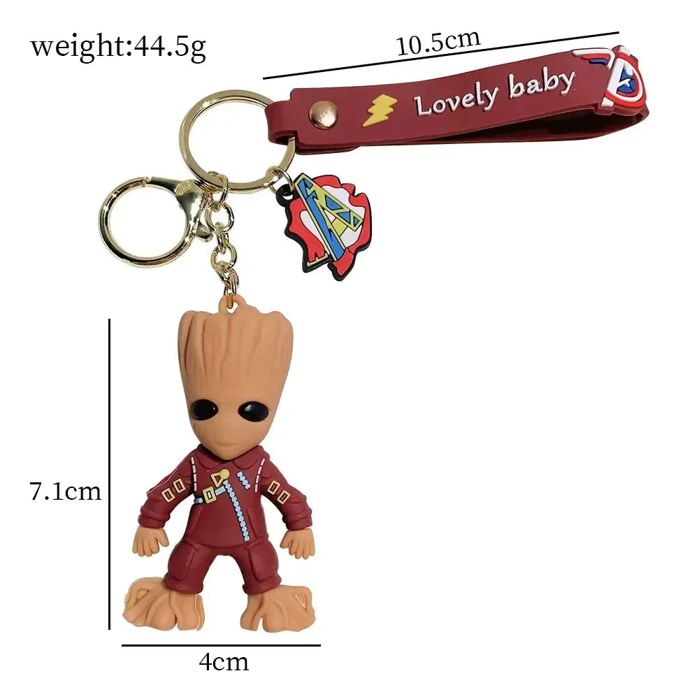 Groot Groovy Guardians Keychain