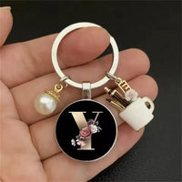Personal Petal Premium Letter Keychain