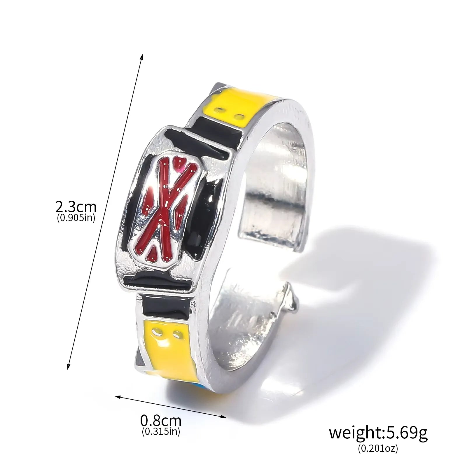 Elegant Deadpool and Wolverine Ring