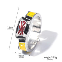 Elegant Deadpool and Wolverine Ring