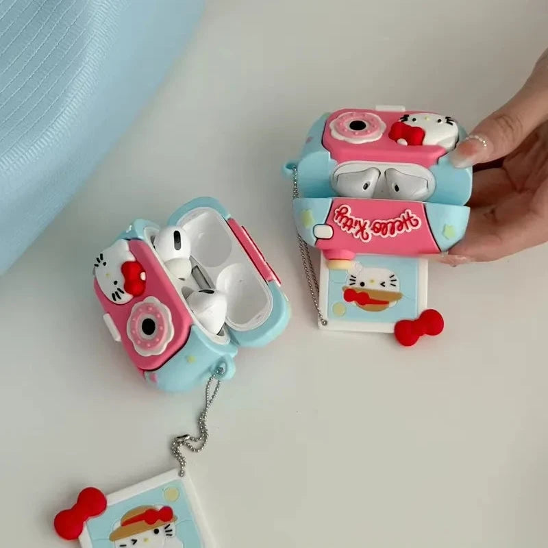 3D Hello Kitty Camera AirPods Case