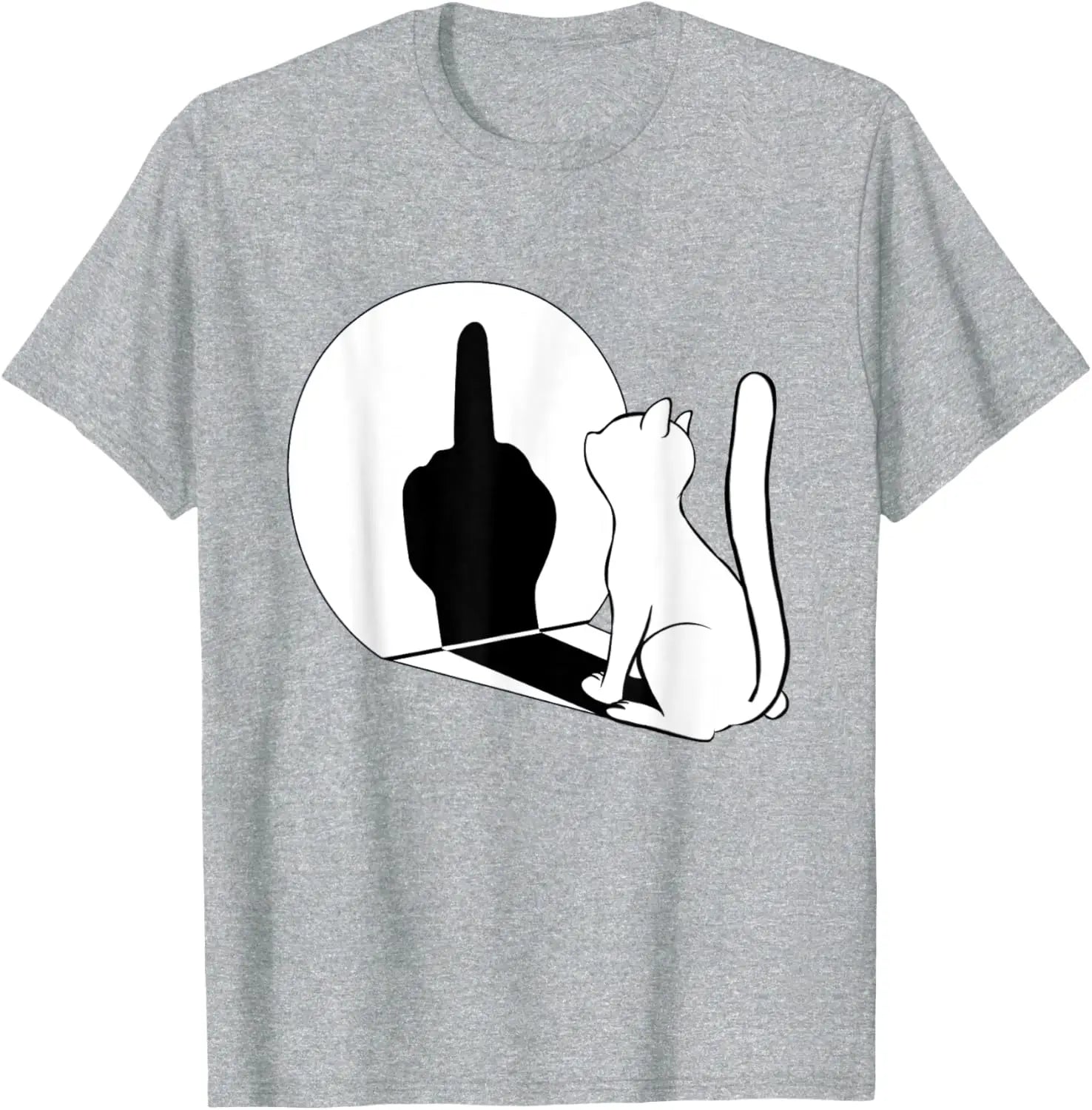 Middle Finger Cat Statement T-Shirt - Bear Hugs