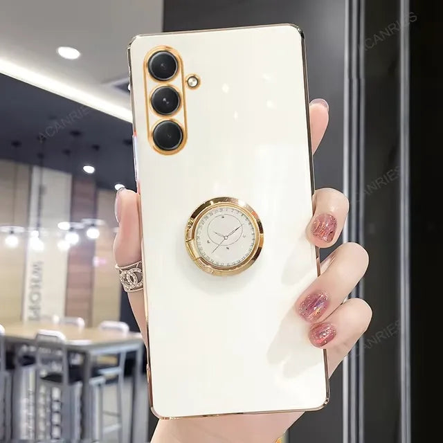 Luxury Plating Ring Case (For Samsung)