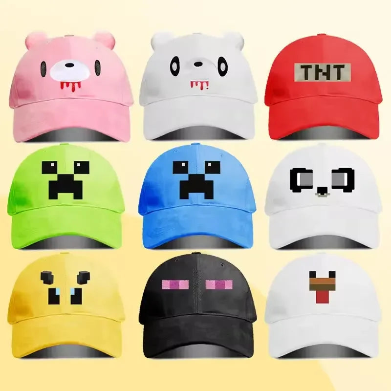 Minecraft Pixel Peak Caps