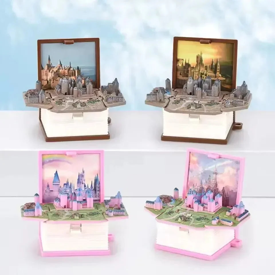 Hogwarts Castle Folding Book Keychain