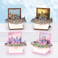 Hogwarts Castle Folding Book Keychain