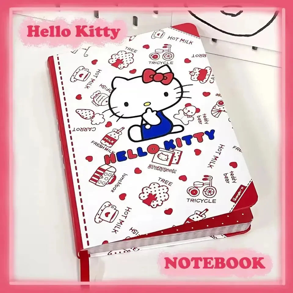 Hello Doodle Kitty A5 Hardcover Notebook