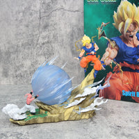 Buu vs Goku Super Saiyan Genki Bomb Action Figure (21 cm)