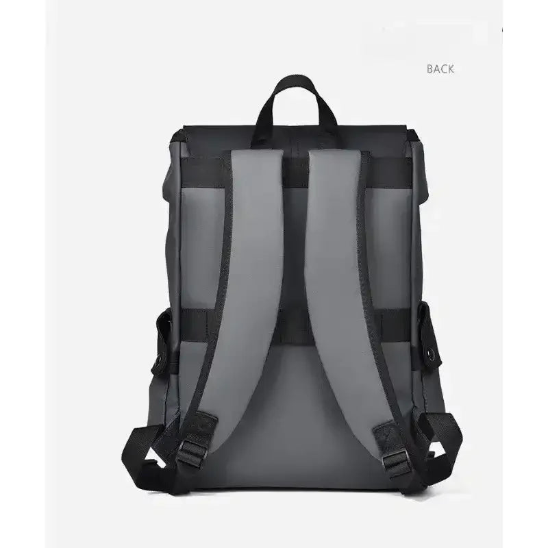 Premium Leather-Look Casual Backpack